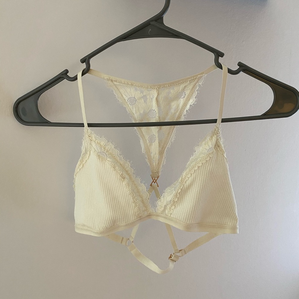 🔥5 for $25! White Lace Bralette